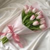 A fresh and elegant bouquet of 20 premium tulips, beautifully arranged to