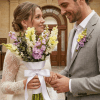 Perfect for: Intimate courthouse ceremonies or mountain elopements.

Included: 1 Premium Bridal Bouquet