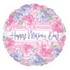 This charming 17" mylar balloon circle set against a light pink background