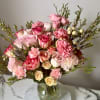 Soft blush and garden-petal pinks take center stage in this pink garden