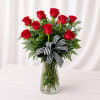 A more modern spin on roses - this includes mixed greenery and