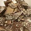 Homemade from scratch English Toffee. 
Prepared in our Licensed kitchen.
