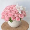 Blush Orchid Elegance &ndash;  Roses and Orchid Arrangement | Flower Delivery