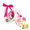 A timeless expression of grace and simplicity, this tulip bouquet captures the
