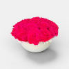 A vibrant arrangement of premium preserved fuchsia roses, artfully arranged in a