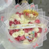 &ldquo;Soft, elegant &amp; made for a Queen &rdquo;

50 roses in pink &amp;