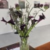 As shown, we choose a simple vintage glass vase and design approximately