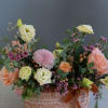 peach and cream
