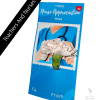 A personalized 4x8 card with a carnation in a water tube. Great