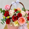 Flower bag full of flower  ( flower and bag may vary