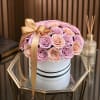 A soft, romantic dome of roses makes a statement with quiet luxury-perfect