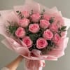 18 Pinks Roses with Korean paper.