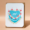Blank inside
Beautiful bright color
Letterpress 
100lb Heavyweight Cardstock