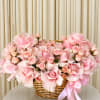 Soft, romantic, and effortlessly beautiful, Pinks &amp; Petals is a lush basket