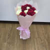 a bouquet of red and white roses (12)