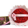 mother day red roses an chocolate 