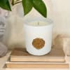 This artisan soy blend candle is hand-poured in small batches, offering a
