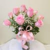 A dozen Pink roses are a classic gift! Perfect for Valentine's Day