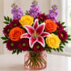 Bold, vibrant, and full of personality &mdash; this stunning arrangement is designed
