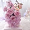 Celebrate her with Blushing Grace, a stunning arrangement featuring 16 stems of