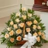 A timeless and elegant all-rose floral basket featuring a beautiful selection of