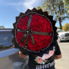 50 Wrapped Red Roses 
A classic 50 Long stem red roses wrapped