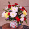 Mother's day mug with assorted flowers