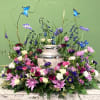 A heartfelt urn wreath that honors cherished memories with grace, showcasing an