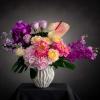 A romantic and artfully composed arrangement, Ros&eacute; Allure blends soft pastel tones