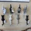 What a fun and fabulous way to hang your keys or perhaps