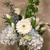 This soft, beautiful arrangement is the perfect design to convey your deepest