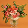 Our Peach &amp; Coral Garden&mdash;a fresh, garden-style arrangement designed in warm peach