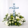 A graceful expression of faith, love, and remembrance, our Peaceful Promise Cross
