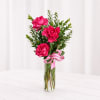 Simple, sweet, and full of charm&mdash;Sweetheart Rose Trio features three vibrant pink