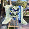 A beautiful set of medium-sized angel wings, with a center arrangement available