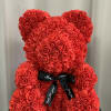 Each lovely, Styrofoam, Rose Teddy Bear is 100% handmade and covered with