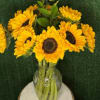 Sunflowers. Flowers and color substitution might apply