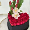 Hermosa caja en forma de corazon con acabado negro elegante ,dise&ntilde;ado con