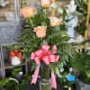 Fresh flowers in vase 