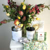 We are a small studio florist in a small town. Every bouquet