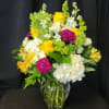 Romantic arrangement on a grand scale.