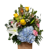 Our popular wooden garden box with the freshest mix! This design with
