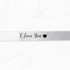 White ribbon with 