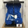 Forever flower bear in your favorite team colors. Comes in a clear