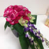 Hot pink roses purple  Orchids


Green Cymbidium 

