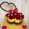 Send a sweet kiss! One dozen red roses with milk chocolate Hershey&rsquo;s