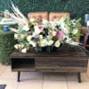Absolutely stunning arrangement of over 21 varieties of unique exotic flowers. Including