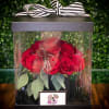 Everyone get the traditional roses this is a dozed roses that she