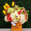  Roses orchids and tulips in autumn colors in our beautiful burnt