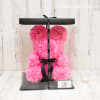  Foam rose is designed into a teddy bear perfect for birthdays